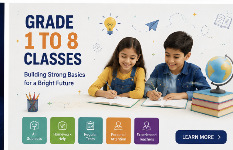 Grade 1 to 8 School Education at Skillsphere Academy