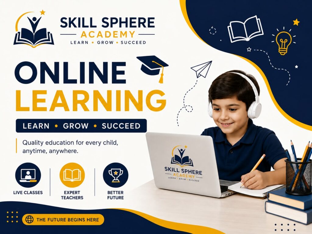 Online Learning Courses for Students at Skillsphere Academy