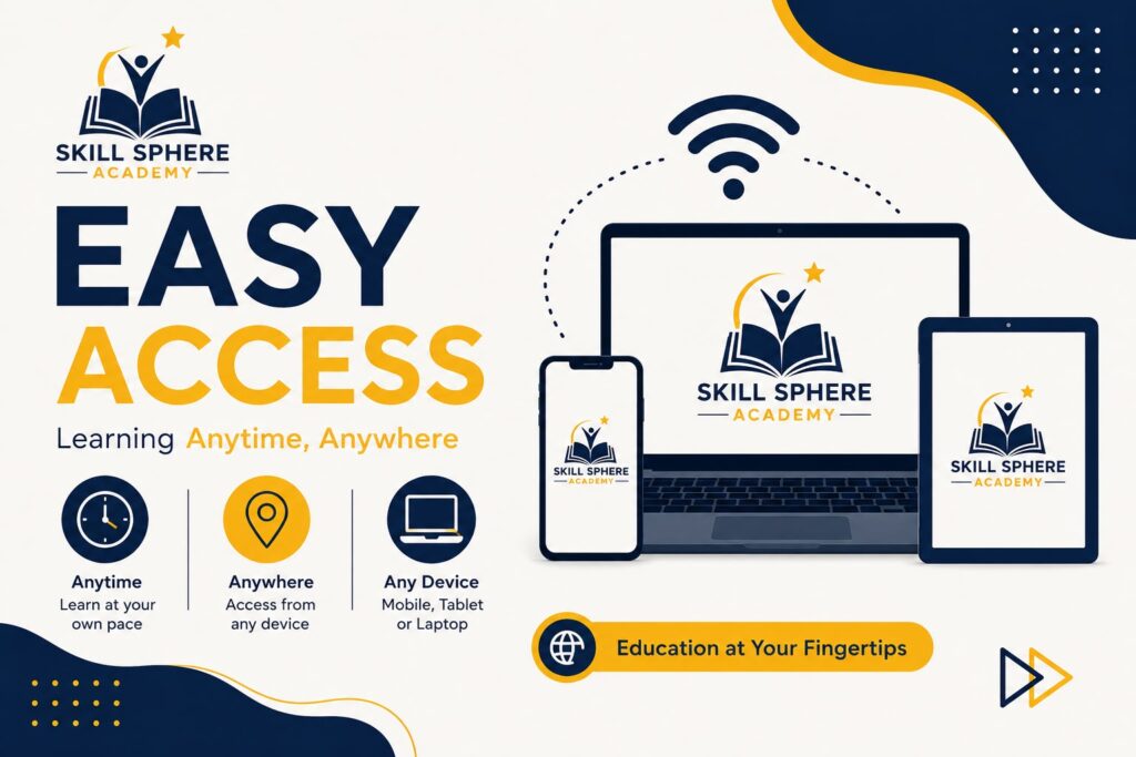 Easy Access to Online Learning at Skillsphere Academy