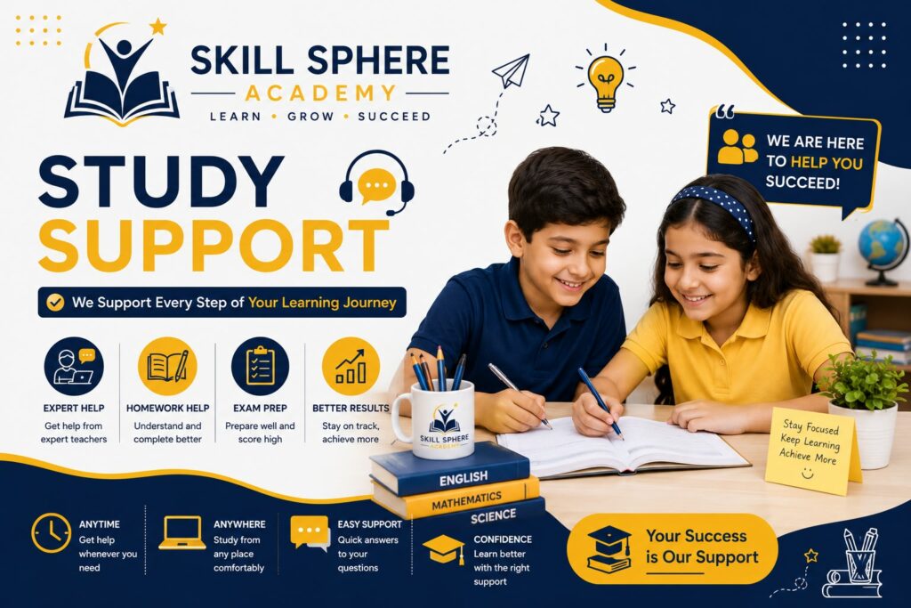 Study Support and Student Guidance at Skillsphere Academy