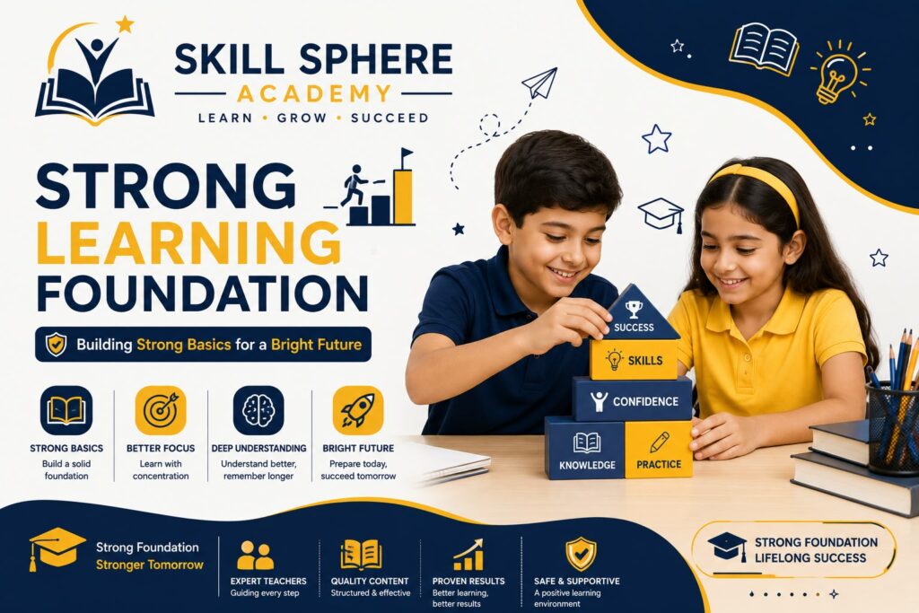 Strong Learning Foundation for Students at Skillsphere Academy